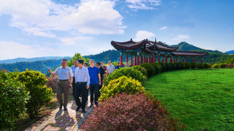 甘肅省自然資源廳黨組書記、廳長丁巨勝到金徽股份指導工作